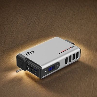 โรงไฟฟ้าพกพา 150W สามารถรีไซเคิลและชาร์จเร็ว