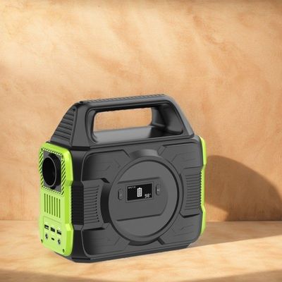 สถานที่ไฟฟ้าแบบพกพาชาร์จแบบ AC 110/220V พร้อมจอ LCD และแบตเตอรี่ลิตিয়াম 300W