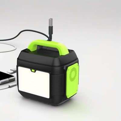 576wh แหล่งไฟฟ้าพลังงานแสงอาทิตย์ โทรศัพท์มือถือ 600W ที่พักกลางแจ้ง USB C-Type DC AC Output