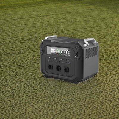 แรงออก AC 2500W 2340wh สถานไฟฟ้ากลางแจ้งที่พกพา