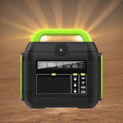 พิสูจน์จอกระจกเหลว 600W/576wh โมบาย พลังงานที่เก็บพลังงาน สถานีพลังงานสําหรับการตั้งแคมป์กลางแจ้งฉุกเฉิน