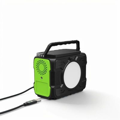สถานไฟฟ้าเก็บพลังงานกลางแจ้ง 200W พร้อมการออกแบบไฟหน้า 100W และ DC1 2 Output