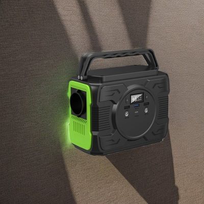 สถานไฟฟ้าเก็บพลังงานกลางแจ้ง 200W พร้อมการออกแบบไฟหน้า 100W และ DC1 2 Output