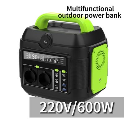เครื่องกําเนิดพลังงานเก็บพลังงานสําหรับแคมป์กลางแจ้งแบบพกพา 220V 600W สําหรับทุกยี่ห้อที่เข้ากันได้