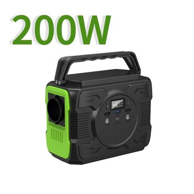 เครื่องชาร์จแสงอาทิตย์แบบพกพาภายนอก 200W พร้อมแสง LED SOS และการออกแบบกันน้ํา