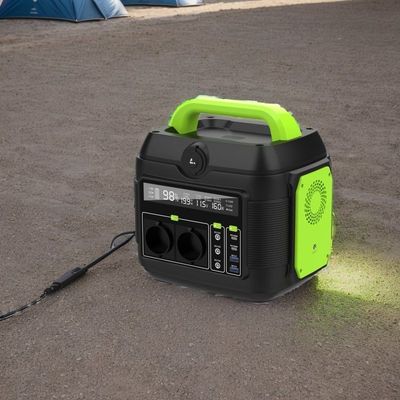 พกพา 600W ภายนอก โมบายล์ พลังงานที่เก็บพลังงานสําหรับการชาร์จ Drone RV ดวงอาทิตย์