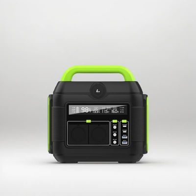 เครื่องไฟฟ้าพลังแสงอาทิตย์แบบพกพา 600W UPS สําหรับแคมป์สํารองฉุกเฉิน 110V 220V Inverter