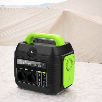 600W AC110V AC220V แบตเตอรี่ลิเดียม แพ็ค สถานที่พลังงานแสงอาทิตย์พกพาสําหรับรถแคมเปอร์และ RV
