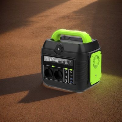 600W 110V/220V แบตเตอรี่ลิเดียม โรงไฟฟ้าแสงอาทิตย์พกพาสําหรับสิ่งแวดล้อมมิตรกลางแจ้ง
