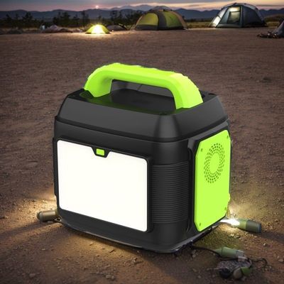 เครื่องกําเนิดฉุกเฉินในบ้านกลางแจ้งแบบพกพาพลังงานสูง 600W พร้อมแบตเตอรี่ถอดได้ ไม่อาจ