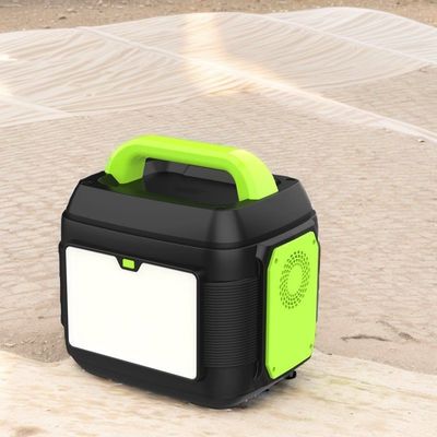 เครื่องกําเนิดฉุกเฉินในบ้านกลางแจ้งแบบพกพาพลังงานสูง 600W พร้อมแบตเตอรี่ถอดได้ ไม่อาจ