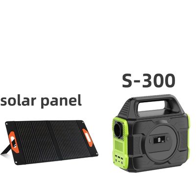 แผนไฟฟ้าพลังแสงอาทิตย์ 300W พกพาบ้าน มินิ ระบบพลังแสงอาทิตย์ Inverter สามารถรีไซเคิลและปรับแต่งได้