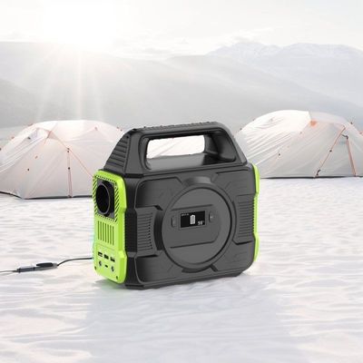 สถานีพลังงานเก็บพลังงานกลางแจ้งแบบพกพา พร้อมแบตเตอรี่ลิธีอุตสาหกรรม 300W ชาร์จเร็วสุด