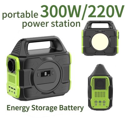 300W Custom Power Bank สําหรับ BMS Outdoor Mobile Energy Storage Power Station สามารถนําไปใช้ใหม่ได้