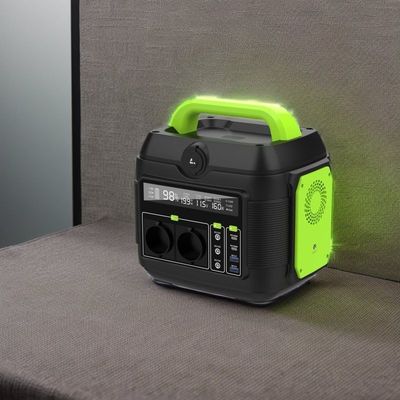 เครื่องกําเนิดเซลล์แสงอาทิตย์แบบพกพา 600W เครื่องไฟฟ้าหลากหลายฟังก์ชันสําหรับการผจญภัยกลางแจ้ง