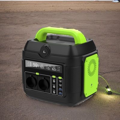 เครื่องกําเนิดเซลล์แสงอาทิตย์แบบพกพา 600W เครื่องไฟฟ้าหลากหลายฟังก์ชันสําหรับการผจญภัยกลางแจ้ง