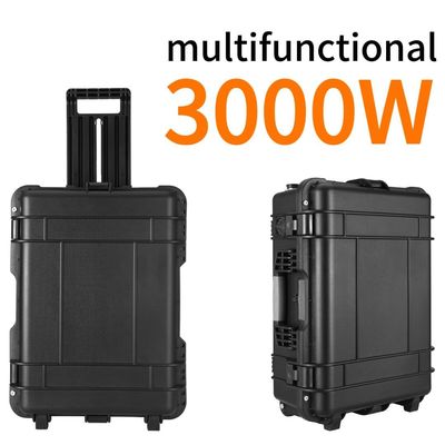 6000W พลังงานสูงสุด LiFePO4 แบตเตอรี่เก็บพลังงานสําหรับโรงไฟฟ้าแบบพกพาในบ้าน