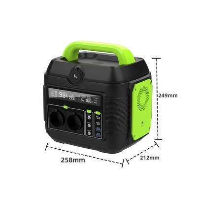 เครื่องผลิตพลังแสงอาทิตย์ MPPT 600W 576Wh 14.4V 40Ah 160000mAh เผยจอไฟฟ้าจอ LCD พกพา