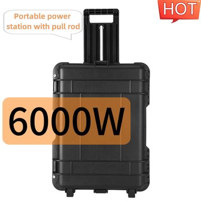 เครื่องผลิตพลังงานแสงอาทิตย์พกพาหลายประการขนาดสูงสุด 6000W สําหรับการแก้ไขพลังงานกลางแจ้ง