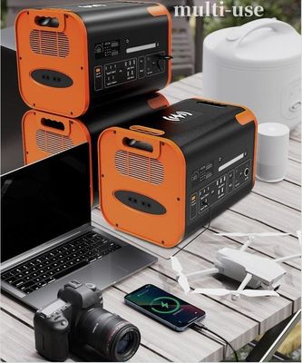 2200W การออกพลังงานแบบคงที่ สถานที่พลังงานพกพาสําหรับการเก็บพลังงานกลางแจ้ง