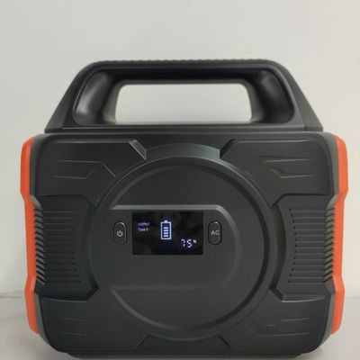 EU AC Socket Home Emergency Lighting โรงไฟฟ้าเคลื่อนที่ เครื่องผลิตพลังงานแสงอาทิตย์แบบพกพา 300W