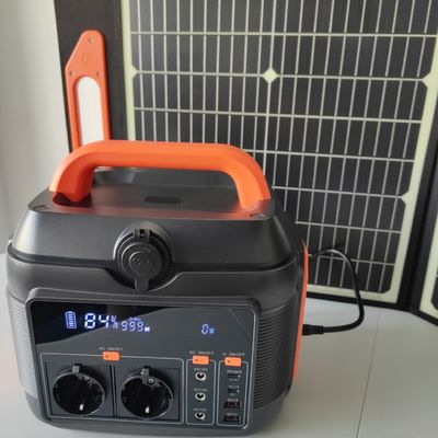 เครื่องผลิตพลังงานแสงอาทิตย์แบบพกพา 600W/576wh สําหรับการออกกําลังกายในภายนอก