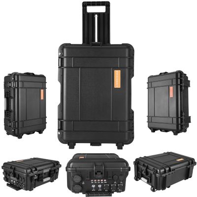 การชาร์จเครือข่าย 3000W / 3000wh เครื่องผลิตพลังแสงอาทิตย์พกพาสําหรับการเดินทางออกนอกที่แคมป์ครอบครัว