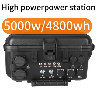 สถานไฟฟ้าพกพาหลายฟังก์ชัน 5000W พร้อมแบตเตอรี่ลิตিয়ামเหล็กฟอสฟาต LT-50