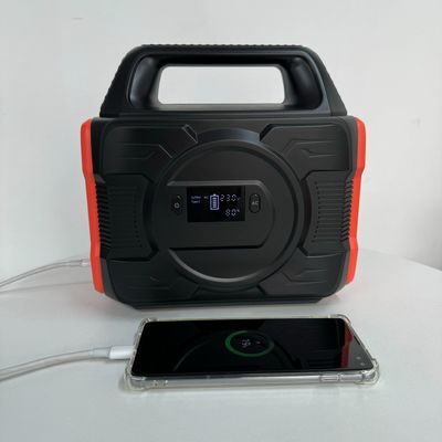 สีที่สามารถปรับแต่งได้ 300W โซลาร์พอร์ตบอล 220V แหล่งไฟฟ้ามือถือสําหรับฉุกเฉินภายนอก