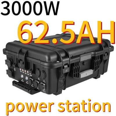 3000W62.5ah สถานที่ไฟฟ้าพกพาสําหรับตลาดในเอเชียตะวันออก