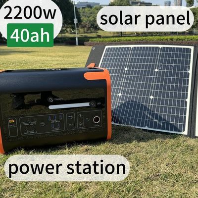 พลังงานคงที่ 2200W สามารถขับเคลื่อนโรงไฟฟ้าพกพา 4000W สําหรับฉุกเฉินและกลางแจ้ง