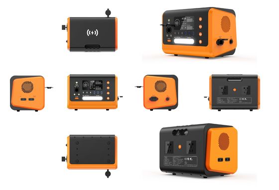 เก็บความพร้อมฉุกเฉิน เครื่องไฟฟ้ากลางแจ้งพกพา 600W พร้อมชาร์จเร็ว 1 ชั่วโมง