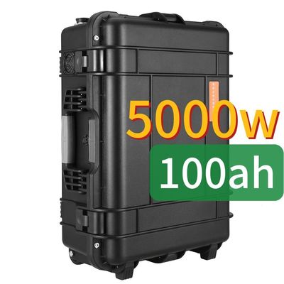 วัสดุกระเป๋าโลหะสกัด ABS 5000W100ah แบตเตอรี่ลิธีียมความจุขนาดใหญ่ โรงไฟฟ้าพลังแสงอาทิตย์
