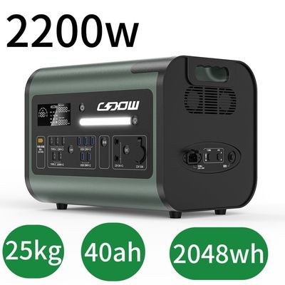 เครื่องชาร์จแสงอาทิตย์ 800W โรงไฟฟ้าพกพาทนทานการสวมใส่ LiFePO4