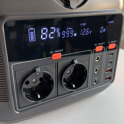 ความต้องการพลังงานฉุกเฉิน ศูนย์พลังงานบ้าน พร้อมแบตเตอรี่ลิธีียม 600W และไฟ LED 11W