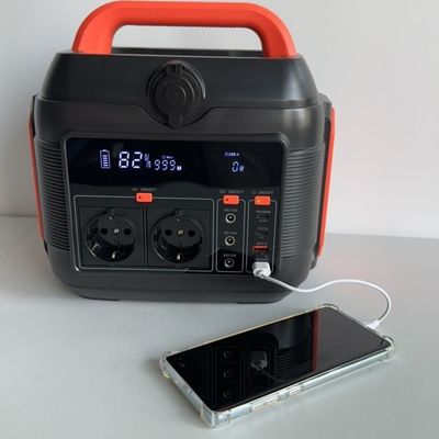 ความต้องการพลังงานฉุกเฉิน ศูนย์พลังงานบ้าน พร้อมแบตเตอรี่ลิธีียม 600W และไฟ LED 11W
