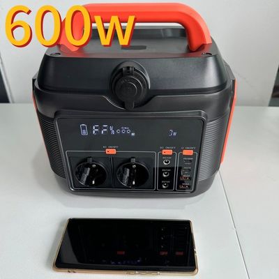 600W/576wh โรงไฟฟ้าพกพาพลังงานแสงอาทิตย์ฉุกเฉิน พร้อมแบตเตอรี่ลิธีอุปกรณ์ประสงค์