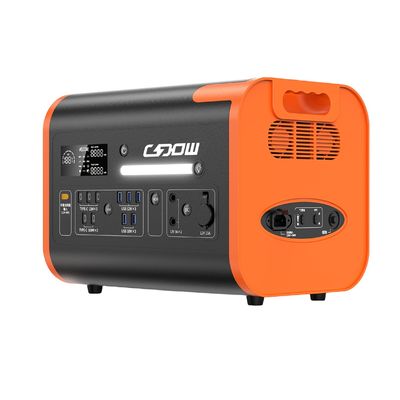 เครื่องชาร์จไร้สาย 15W สถานไฟฟ้าฉุกเฉิน 200W 600W 2200W เครื่องกําเนิดมือถือ