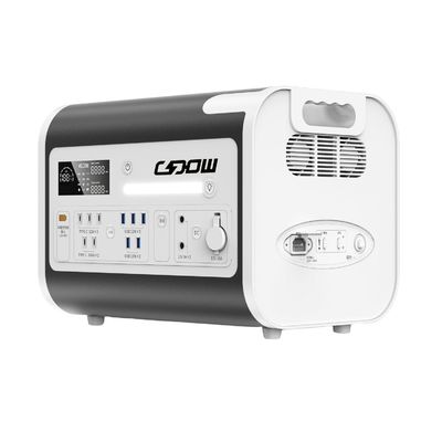 LiFePO4 2200W เครื่องผลิตพลังงานแสงอาทิตย์แบบพกพาแบบชาร์จไร้สาย สําหรับโรงไฟฟ้าฉุกเฉินกลางแจ้ง