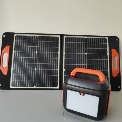 เครื่องผลิตพลังงานแสงอาทิตย์สํารองแบตเตอรี่ 600W สําหรับการตั้งแคมป์กลางแจ้งและโรงไฟฟ้าฉุกเฉิน