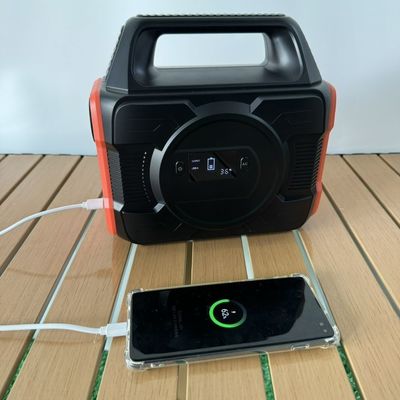 300W/288wh เครื่องกําเนิดอินเวอร์เตอร์พกพาหลายฟังก์ชัน สําหรับการแก้ไขพลังงานภายนอก