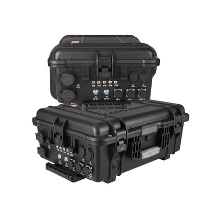 แอนซี อัตราการออกคลื่นไซน์บริสุทธิ์ 7000W สถานไฟฟ้าพลังแสงอาทิตย์พกพาสําหรับการชาร์จภายนอกและกริด