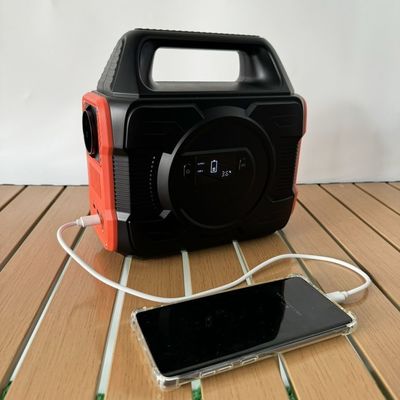 เครื่องกําเนิดพลังงานแสงอาทิตย์แบบชาร์จใหม่ 300W สําหรับโรงไฟฟ้าพกพาและแคมป์กลางแจ้ง