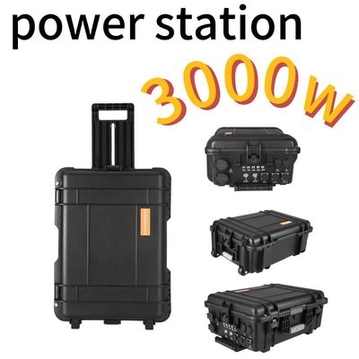 การเดินทาง 3000W/220V/110V/UPS Pure Sine LiFePO4 แบตเตอรี่สํารอง แคมป์ สถานไฟฟ้าพกพา
