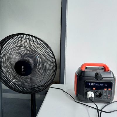 โรงไฟฟ้าแบบพกพาสําหรับแคมป์กลางแจ้งขนาด 600W ร้อน พร้อมแบตเตอรี่ลิตিয়ামเหล็กฟอสฟาต