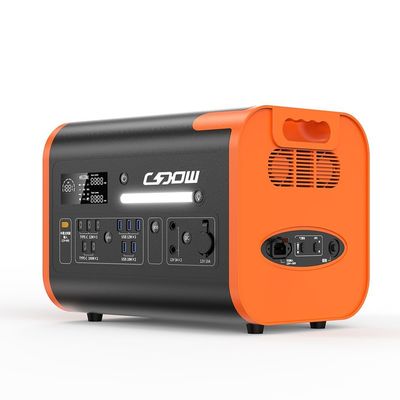 110V/220V 2200W อินเวอร์เตอร์คลื่นไซน์บริสุทธิ์ LiFePO4 แบตเตอรี่ โรงไฟฟ้าหลากหลายฟังก์ชัน