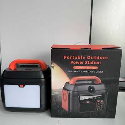 สถานที่พลังงานพกพา 600W สําหรับการเก็บพลังงานสํารองและกิจกรรมกลางแจ้ง