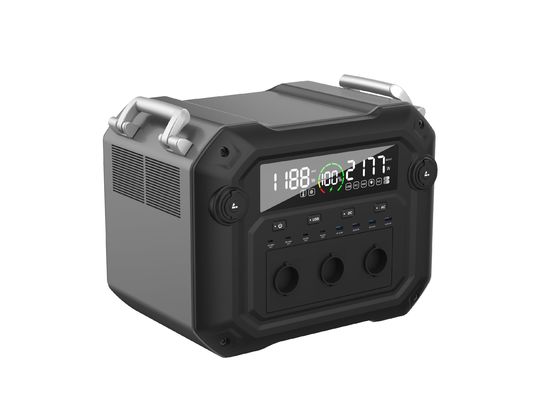 พลังงานเก็บพลังงาน สถานไฟฟ้าพกพาที่มี 1200W AC Input และ 3600W/3430.4wh ความจุ