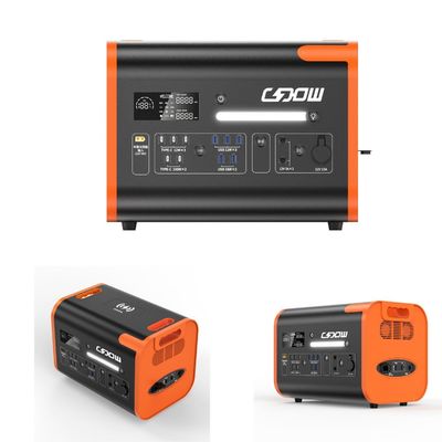 AT22 LiFePO4 Hot Orange 2200W/2048wh สถานไฟฟ้าพกพาสําหรับการเดินทางและกลางแจ้ง