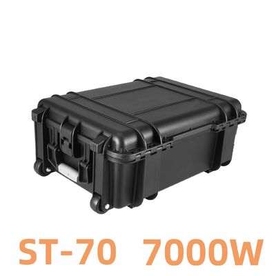 ไฟจอรวม 7000W/6993whlifepo4 โรงไฟฟ้าพลังงานลมแสงอาทิตย์แบบพกพากลางแจ้ง